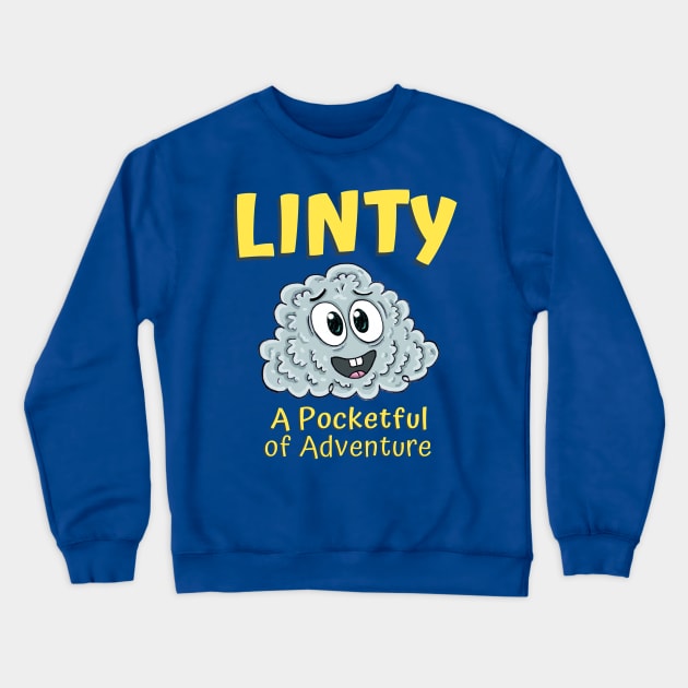 LINTY: A Pocketful of Adventure Crewneck Sweatshirt by macccc8